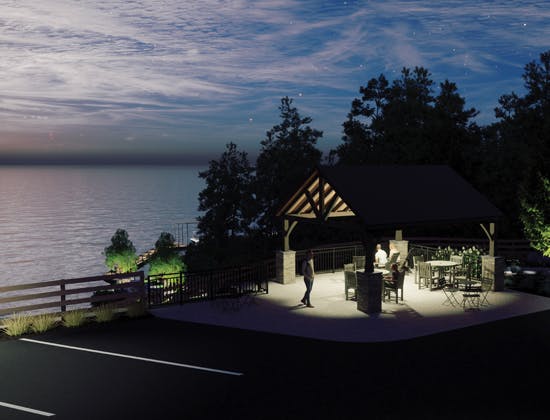 Lake Ridge on Wilson Lake Features Community Gazebos Overlooking Wilson Lake and the Community Marina