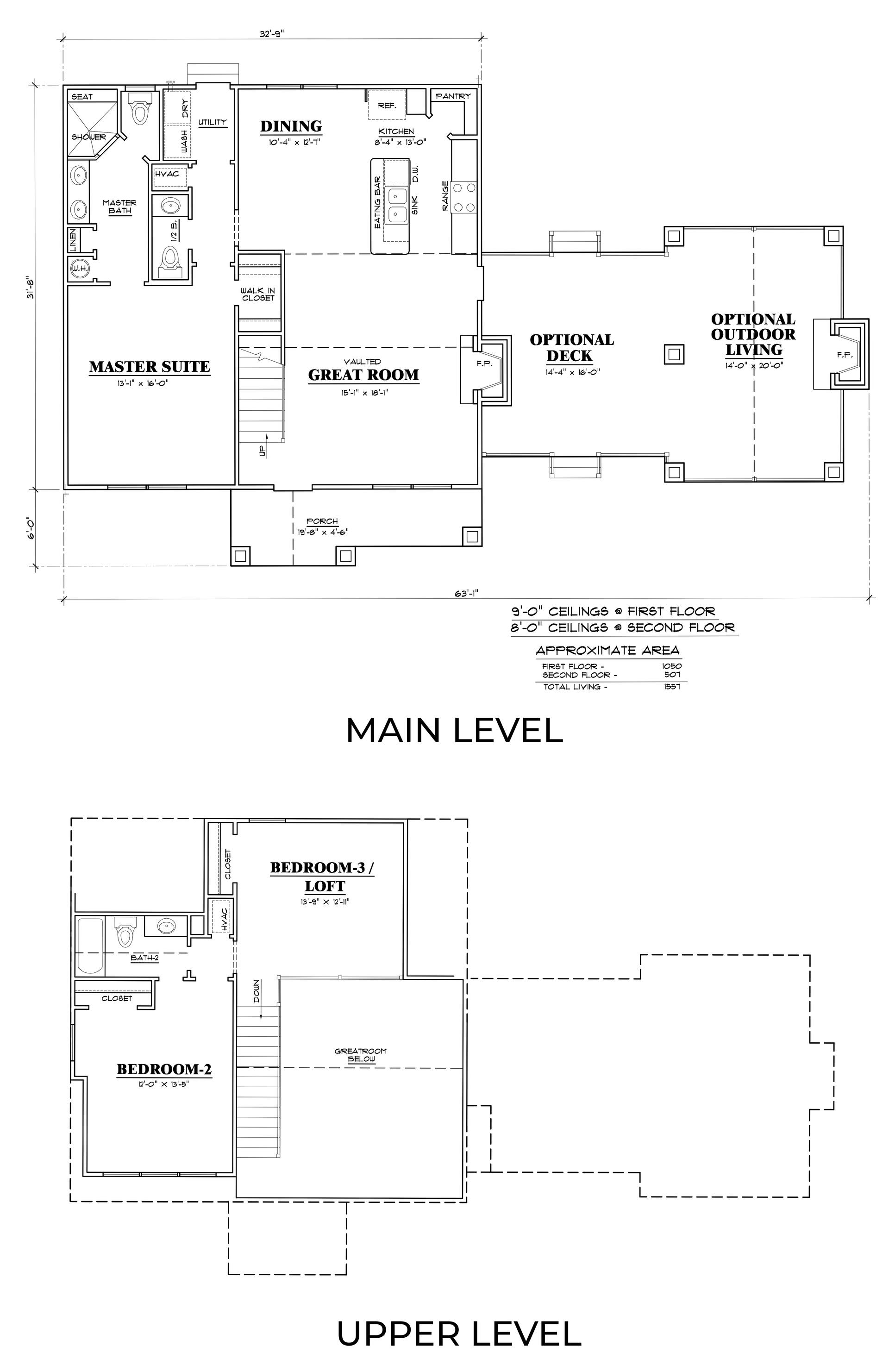 The Ivy Cottage Floorplan