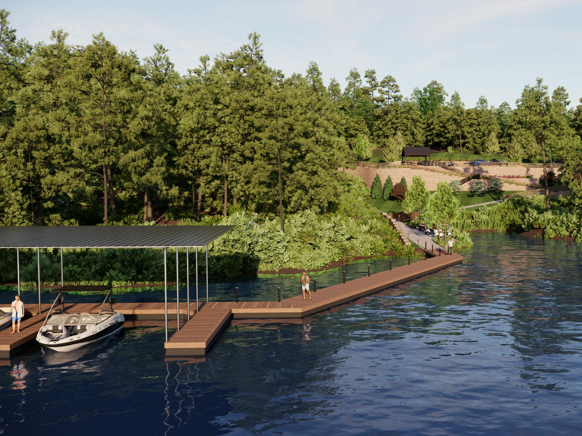 Lake Ridge on Wilson Lake Community Marina with Deeded & Covered Boat Slips